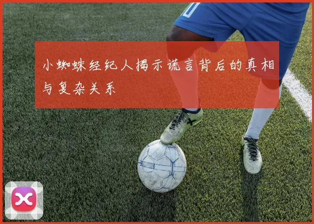 小蜘蛛经纪人揭示谎言背后的真相与复杂关系